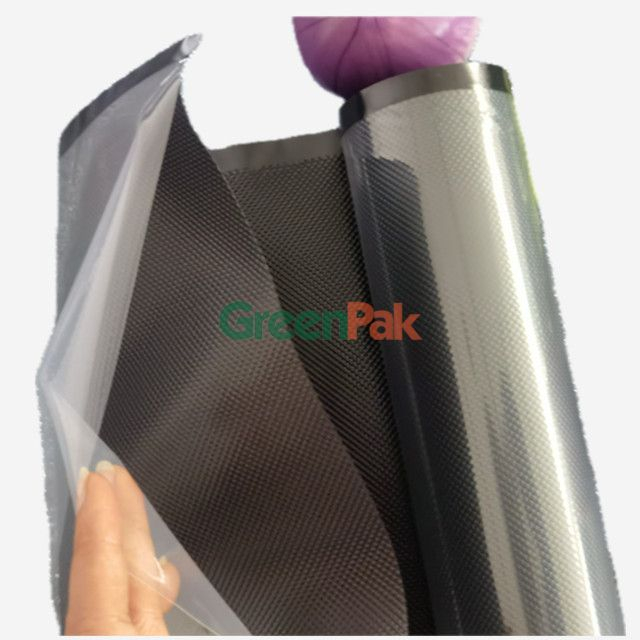 Food Grade Clear Black Vacuum Sealer Roll 