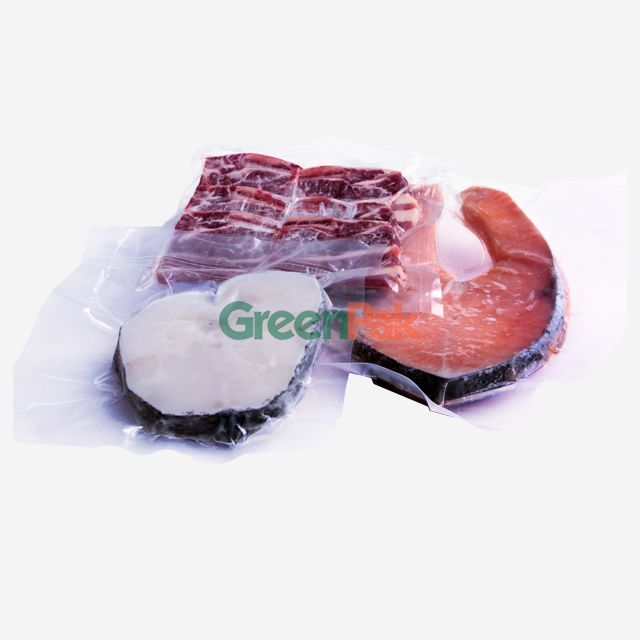 Clear Vacuum Pouch Food Barrier Packaging