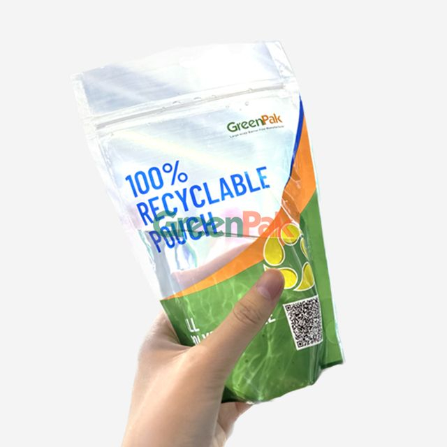 Recyclable BOPE-MDOPE Plastic Packaging Bag