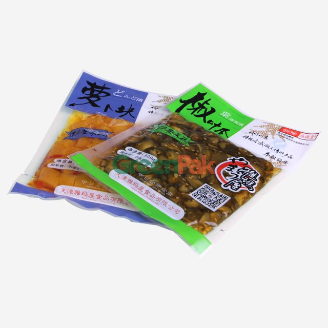 SQF Approved Printed Bag for Pickled Vegetables